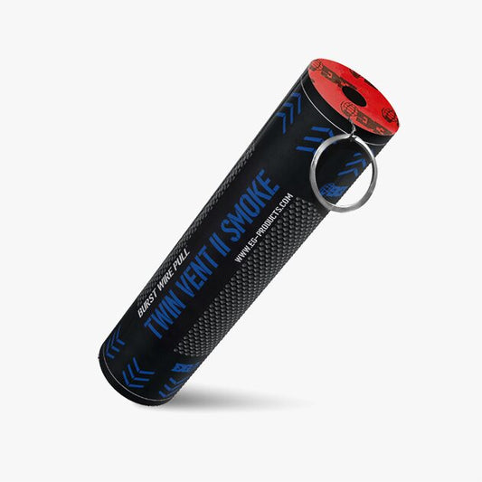 Blue Twin Vent II Dual Vent Smoke Grenade - Colored Smoke Bomb
