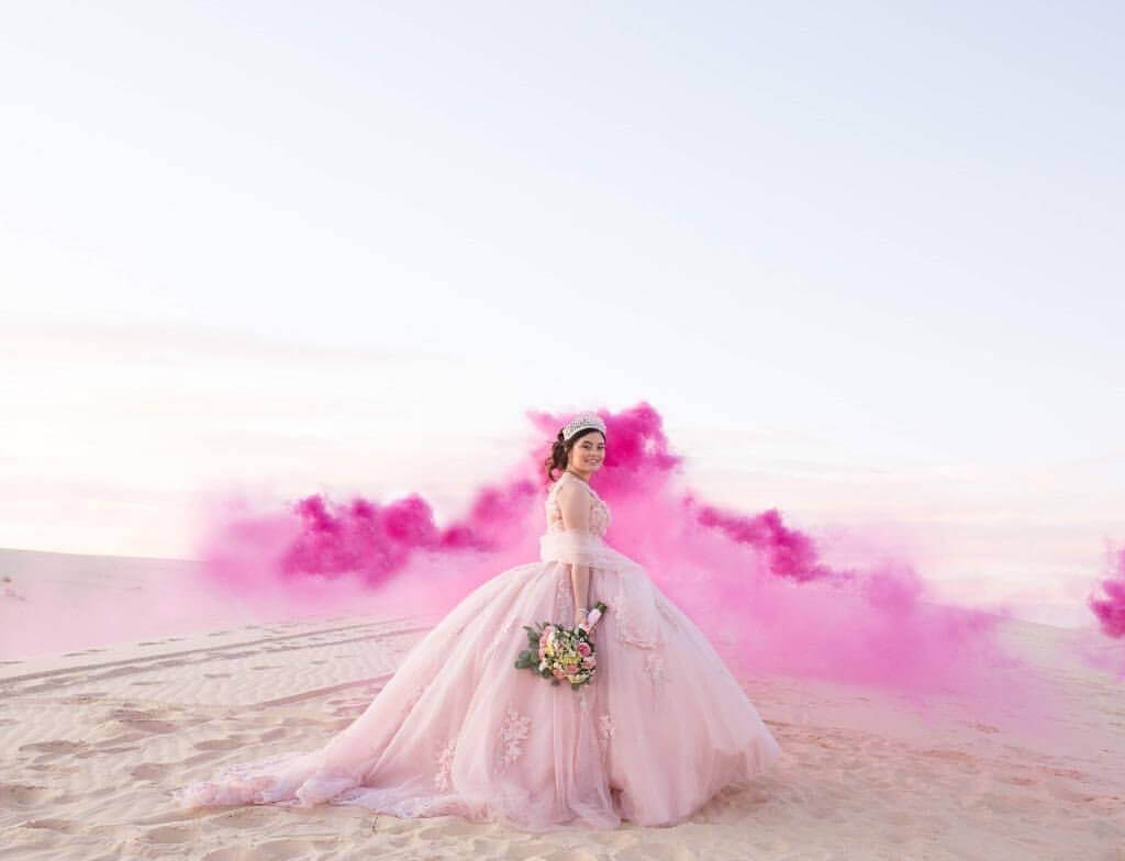 Pink Smoke Bombs