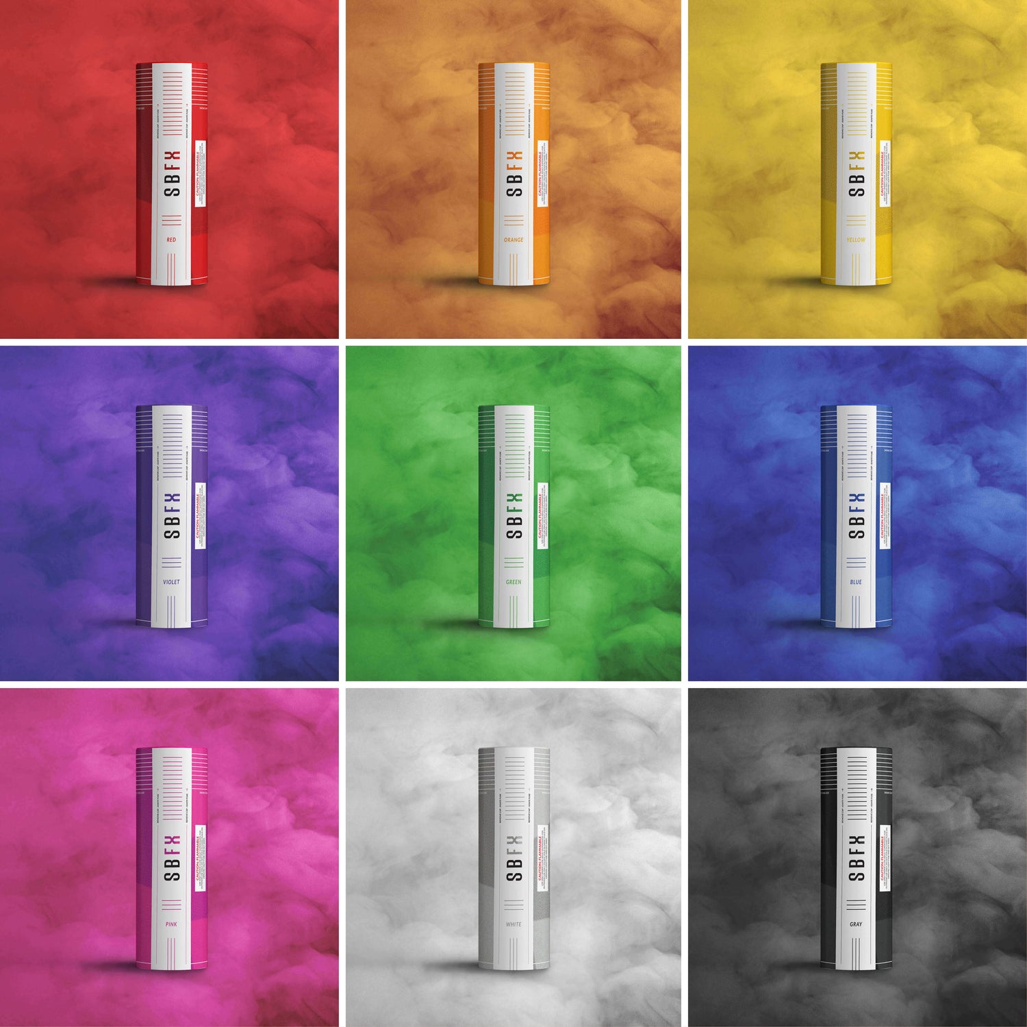 Smoke bombs for photography