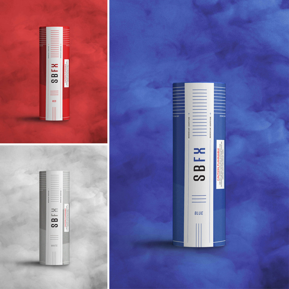 WP40 Shutter Bomb Rainbow Pack Colored Smoke Bombs for Photography