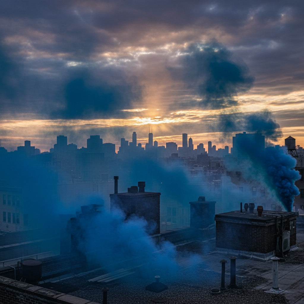 Blue Smoke Bombs — Shutter Bombs