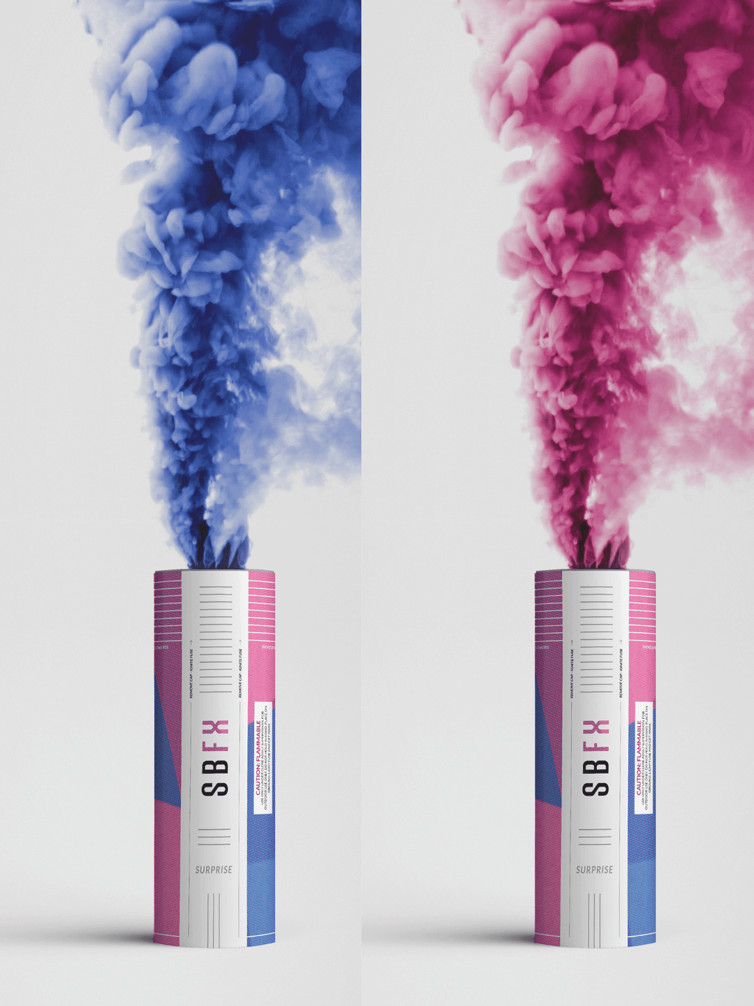 Colorful Smoke Sticks for Memorable Gender Reveal Photos and Parties
