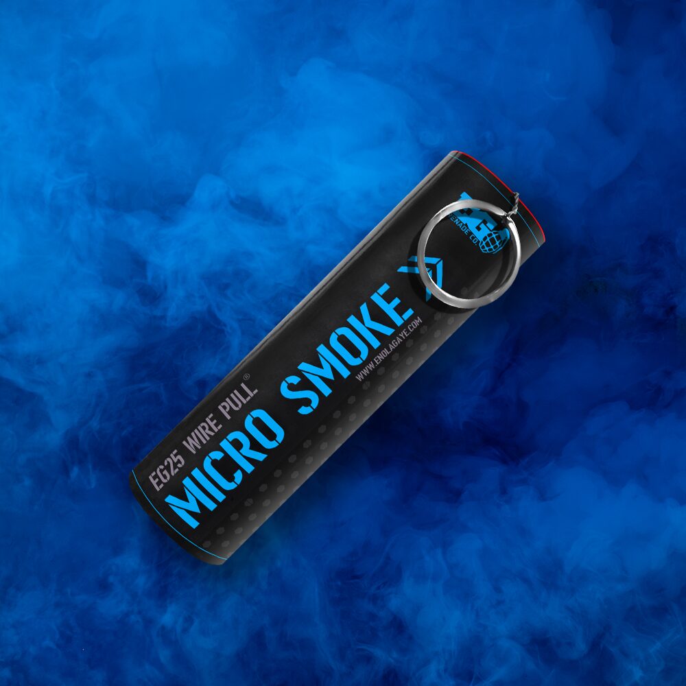 Blue EG25 Smoke Bomb - Colored Smoke Grenade for Photography