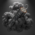 Black TP40 Top Pull Smoke Grenade