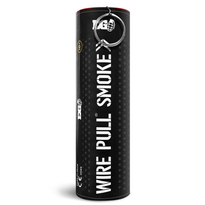 White WP40 Wire Pull Smoke Grenade - 90 Second Colored Smoke Bomb