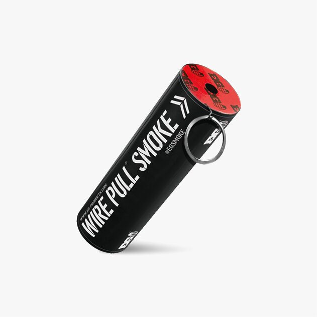 White WP40 Wire Pull Smoke Grenade - 90 Second Colored Smoke Bomb