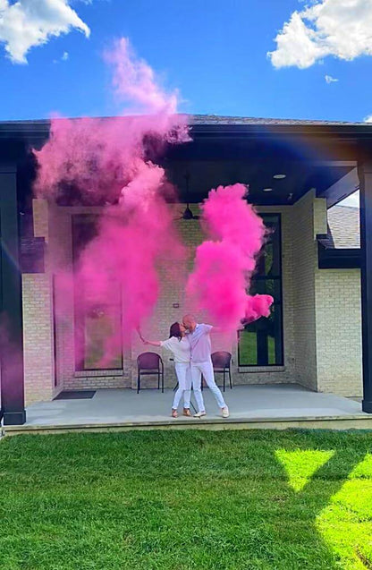 Pink Gender Reveal Smoke Bomb – It's a Girl WP40 90-Second Color Smoke
