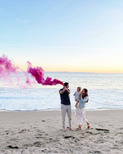 Pink Gender Reveal Smoke Bomb – It's a Girl WP40 90-Second Color Smoke