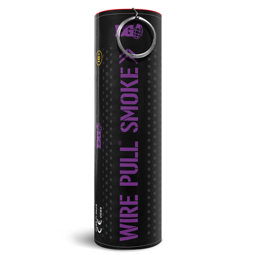 WP40D Smoke Grenade - Purple in action