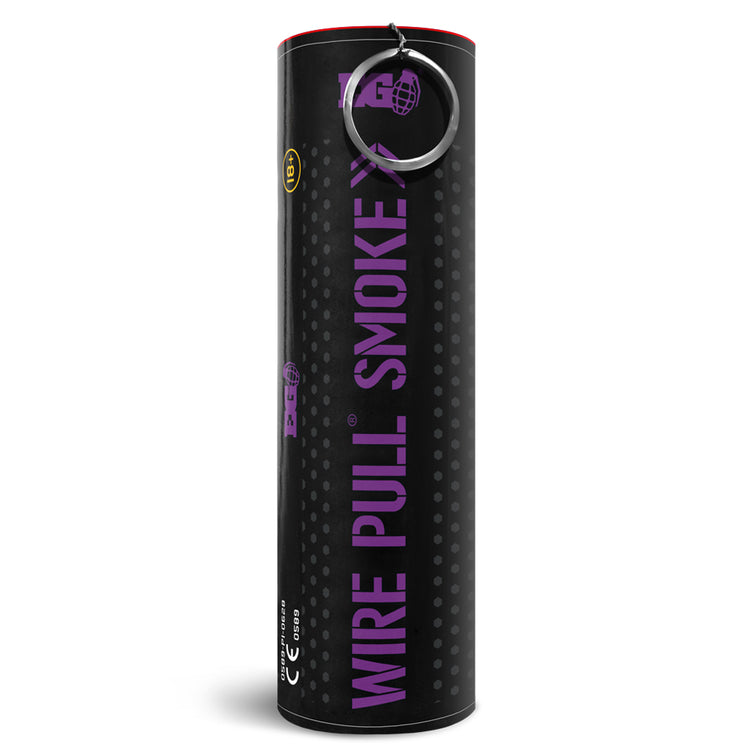 WP40D Smoke Grenade - Purple in action