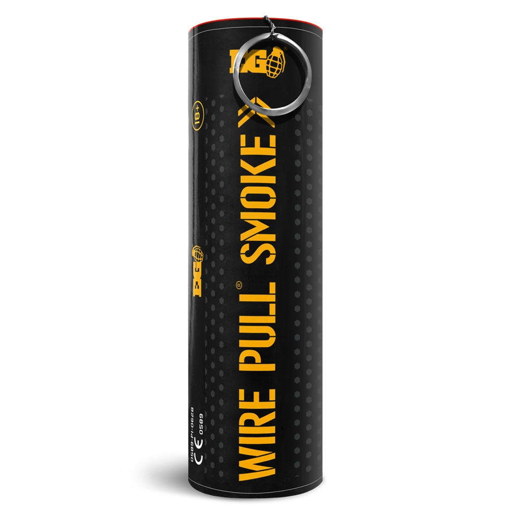 WP40D Smoke Grenade - Yellow in action
