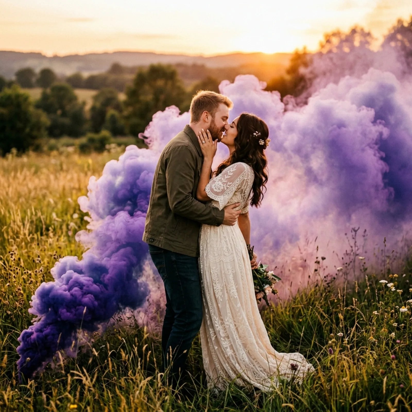 Engagement, magic hour