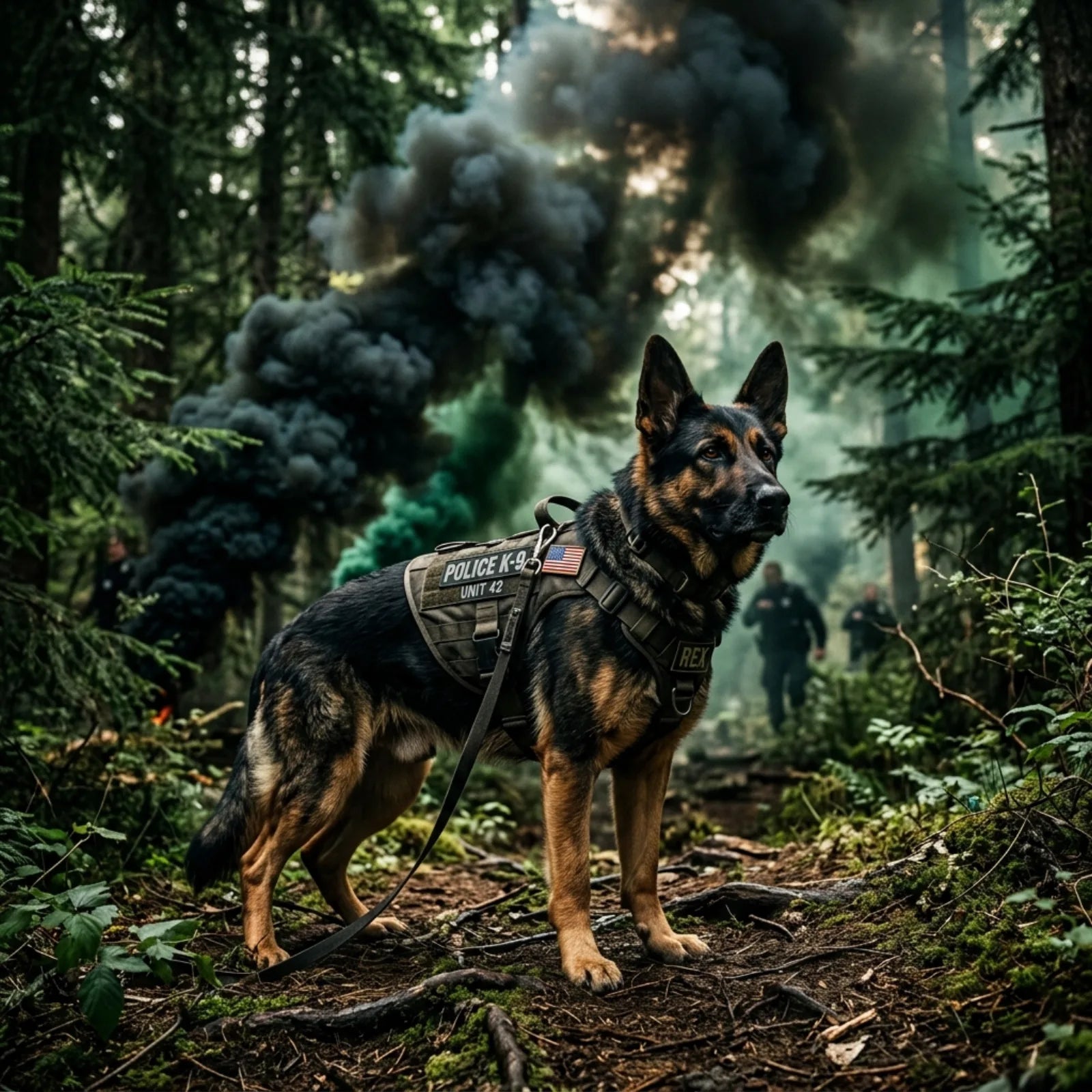 Training day, dense cover